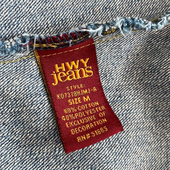 Highway Jeans Denim Jacket Medium - Picture 9 of 9